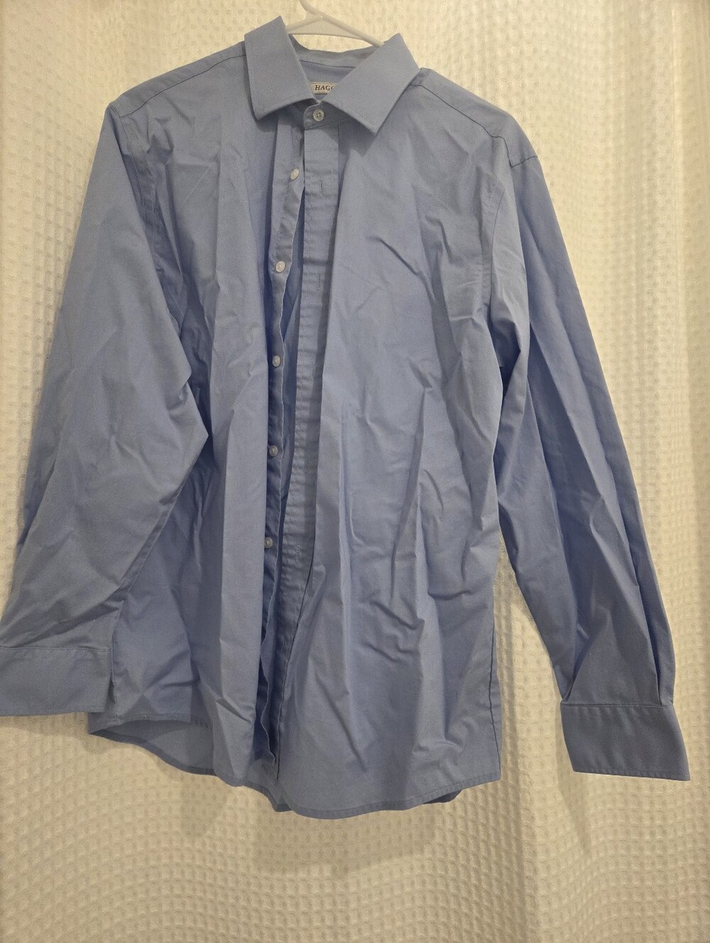 Haggar Men's Light Blue Dress Shirt